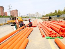 江蘇蘇州湖東110千伏變電站3號主變擴(kuò)建工程線路工程頂管部分