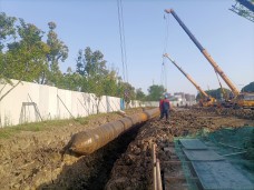 江蘇蘇州湖東110千伏變電站3號主變擴(kuò)建工程線路工程頂管部分